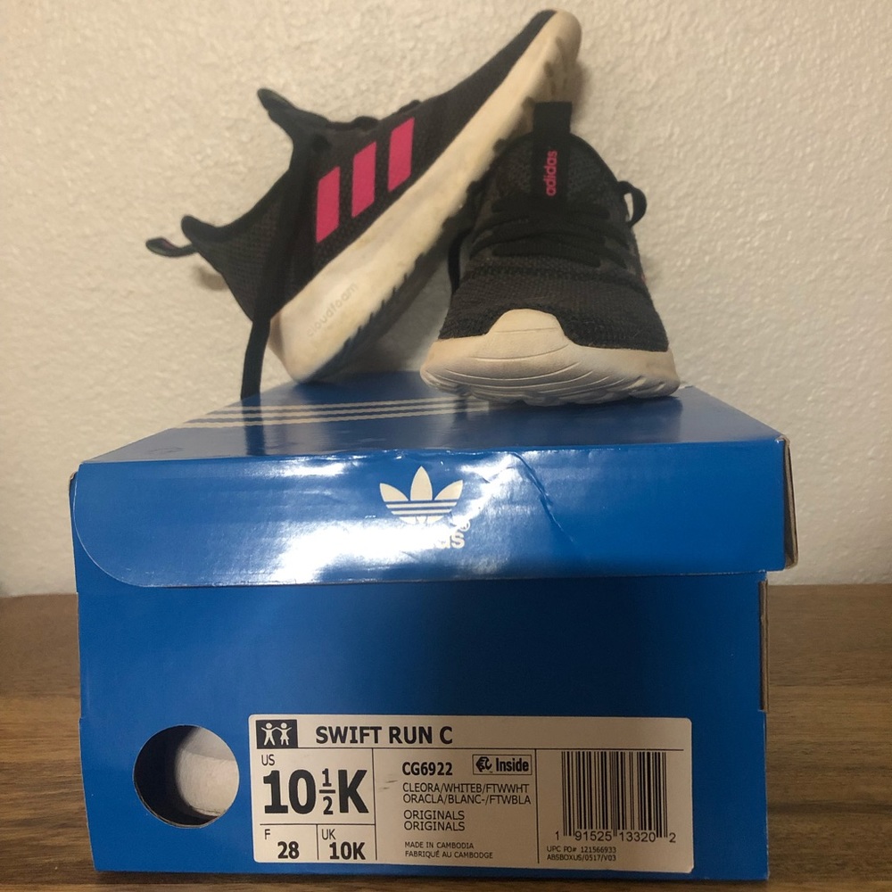 toddler girl adidas size 10.5